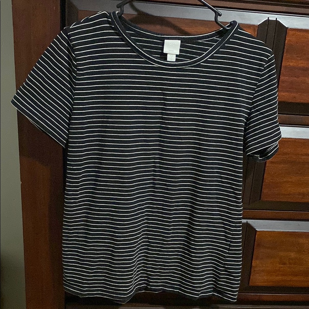 Striped Black and White T-Shirt
